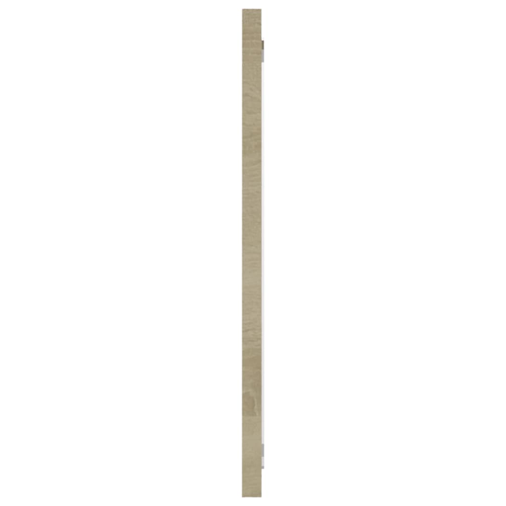 804633 vidaXL Bathroom Mirror Sonoma Oak 100x1,5x37 cm Chipboard