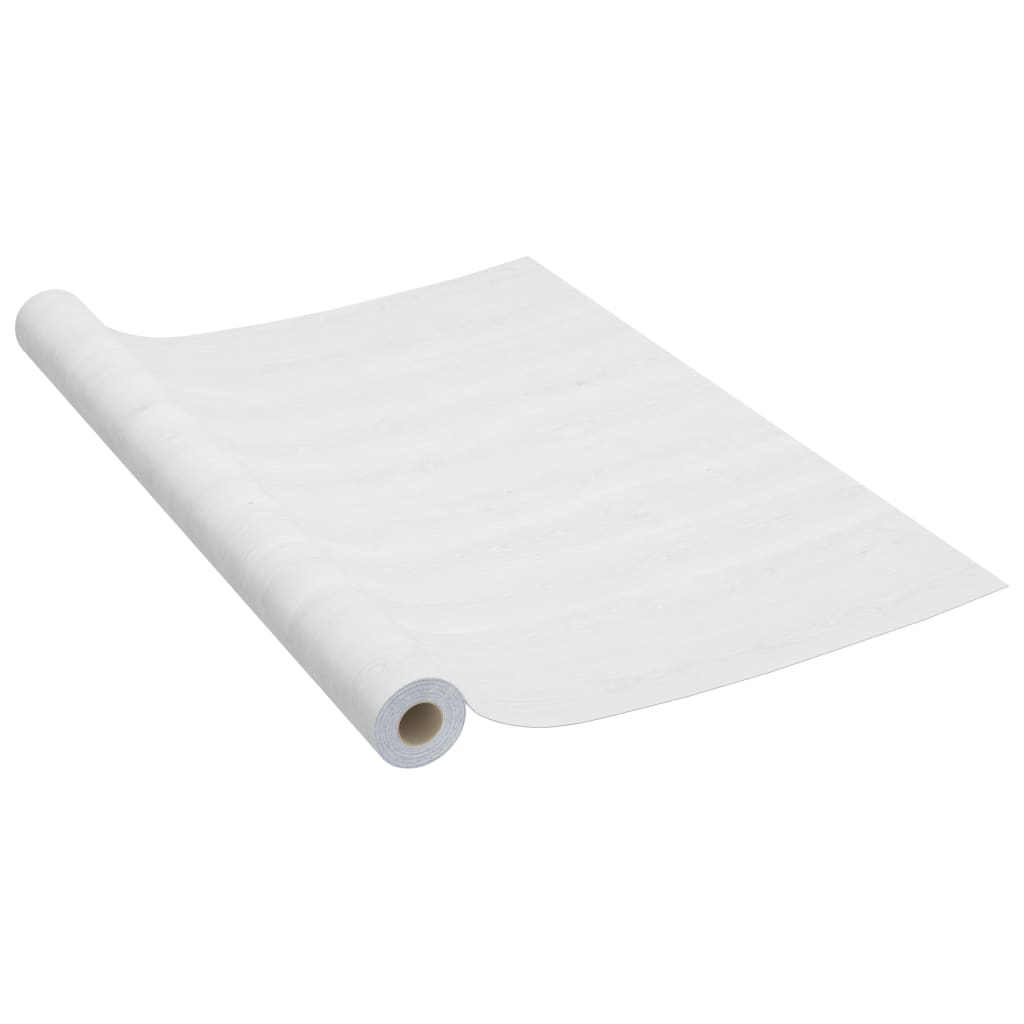 2 db fehér faszínű öntapadó PVC ajtófólia 500 x 90 cm