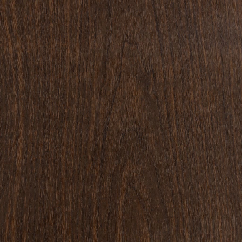 2 db sötét tölgyszínű öntapadó PVC ajtófólia 500 x 90 cm