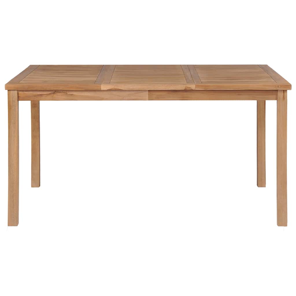 5 részes tömör tíkfa kerti étkezőgarnitúra 150 x 90 cm