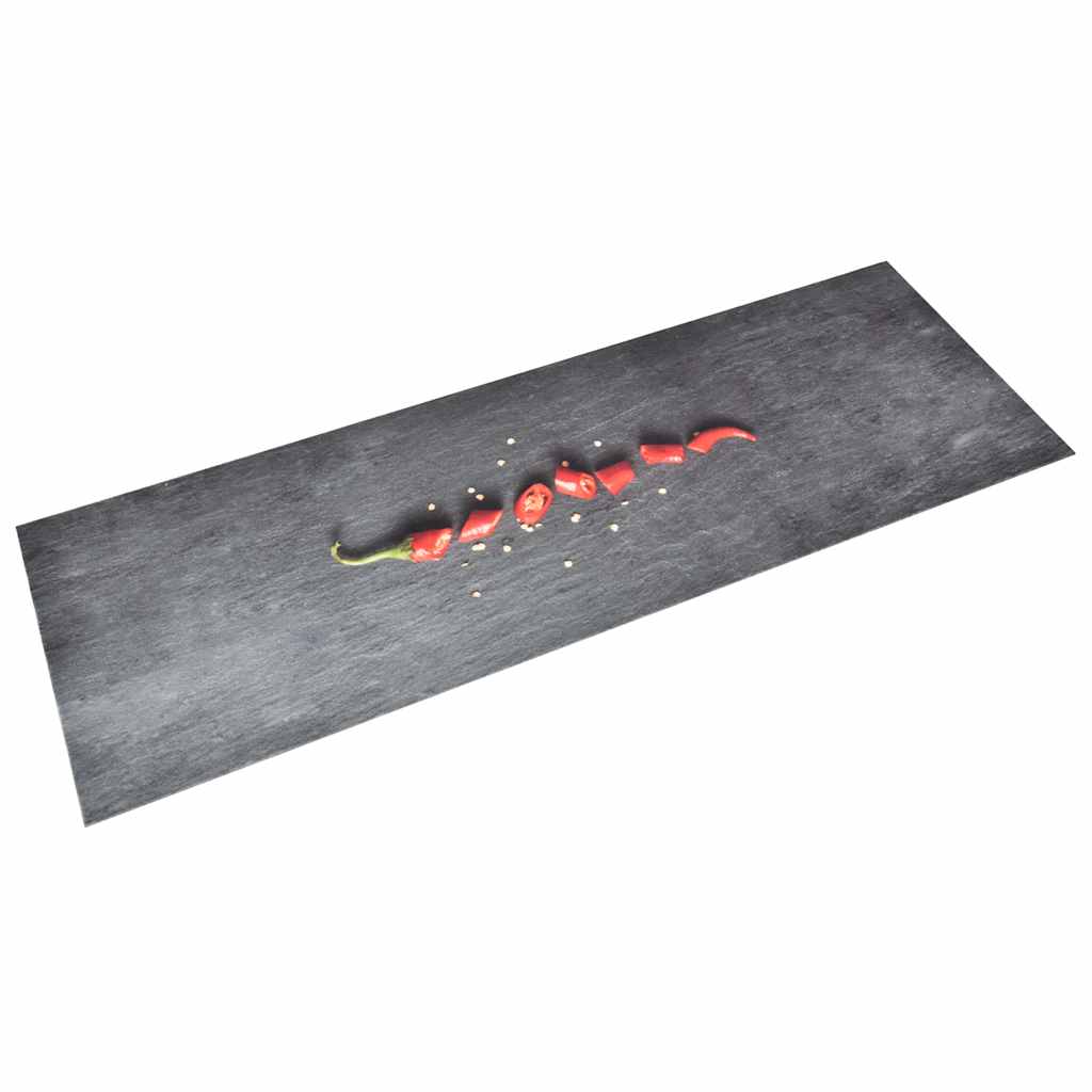 paprikamintás mosható konyhai szőnyeg 45 x 150 cm