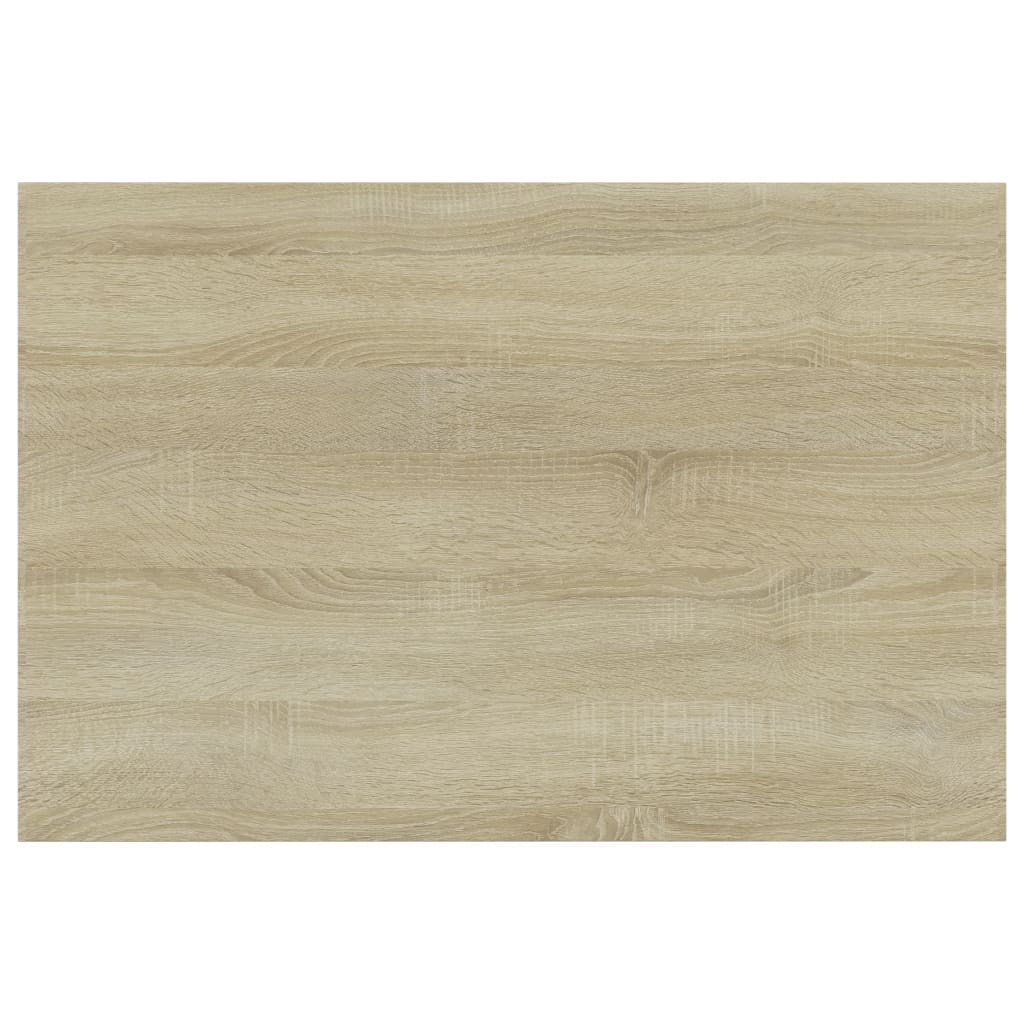 8 db sonoma-tölgy színű forgácslap könyvespolc 60 x 40 x 1,5 cm