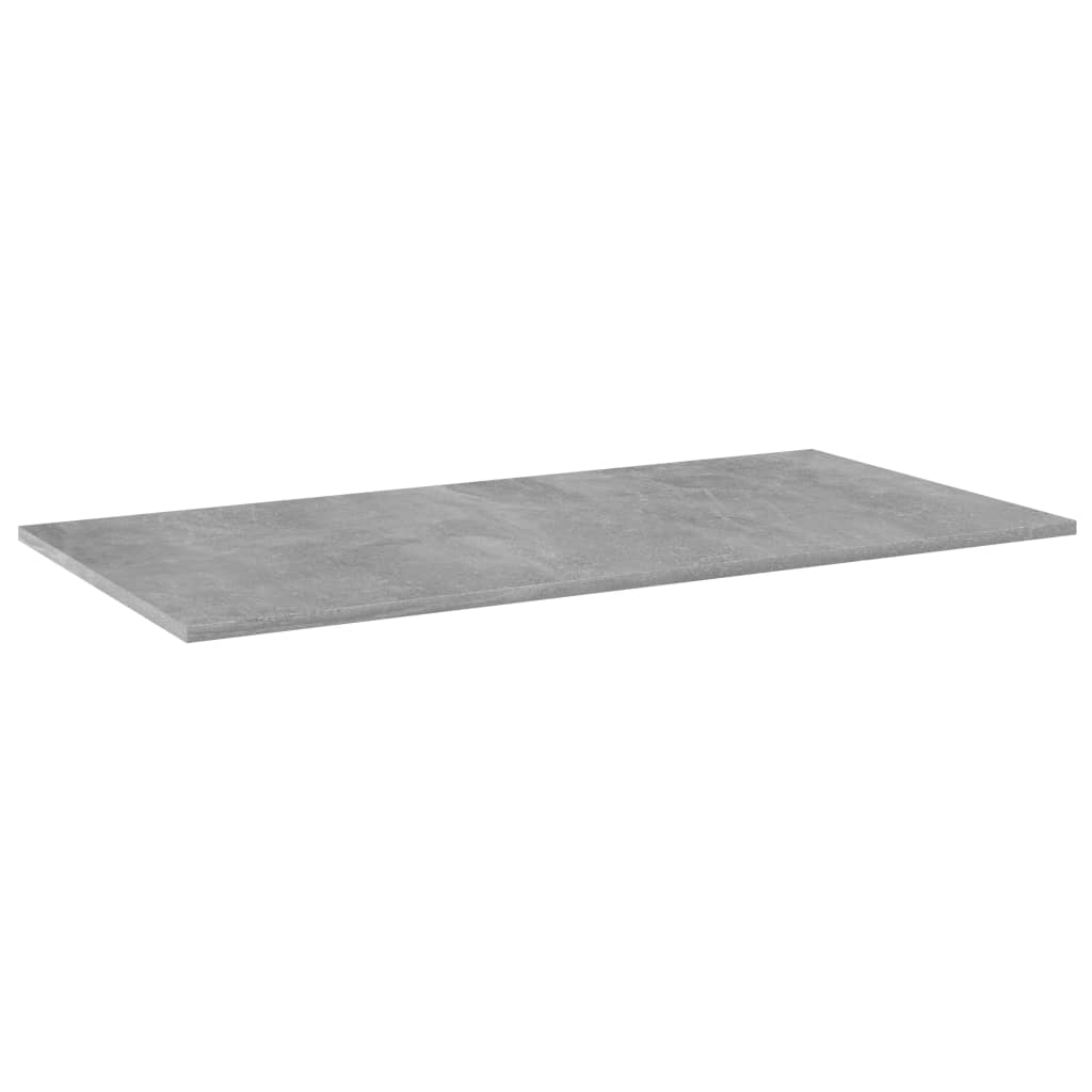 8 db betonszürke forgácslap könyvespolc lap 80 x 30 x 1,5 cm