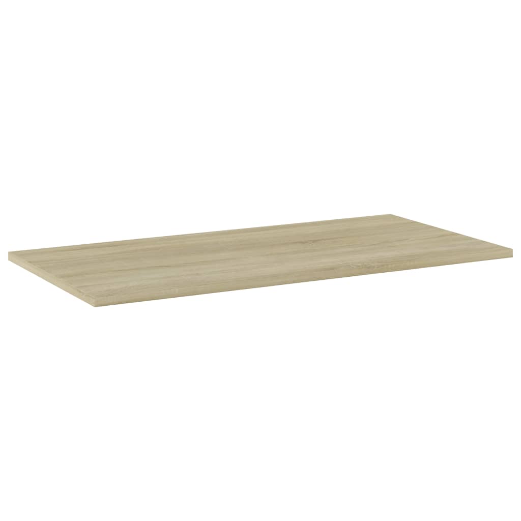 4 db sonoma-tölgy színű forgácslap könyvespolc lap 80x40x1,5 cm
