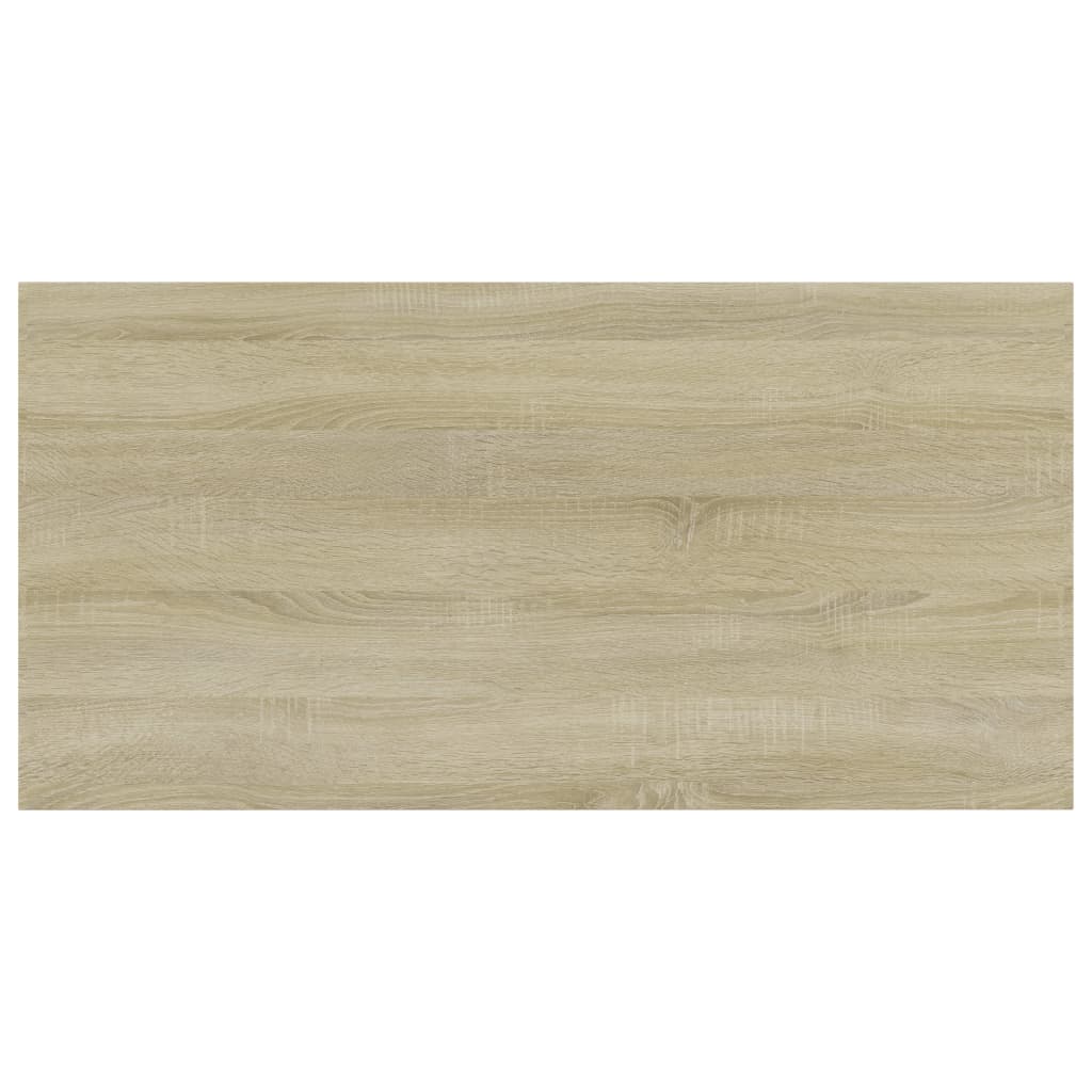 4 db sonoma-tölgy színű forgácslap könyvespolc lap 80x40x1,5 cm