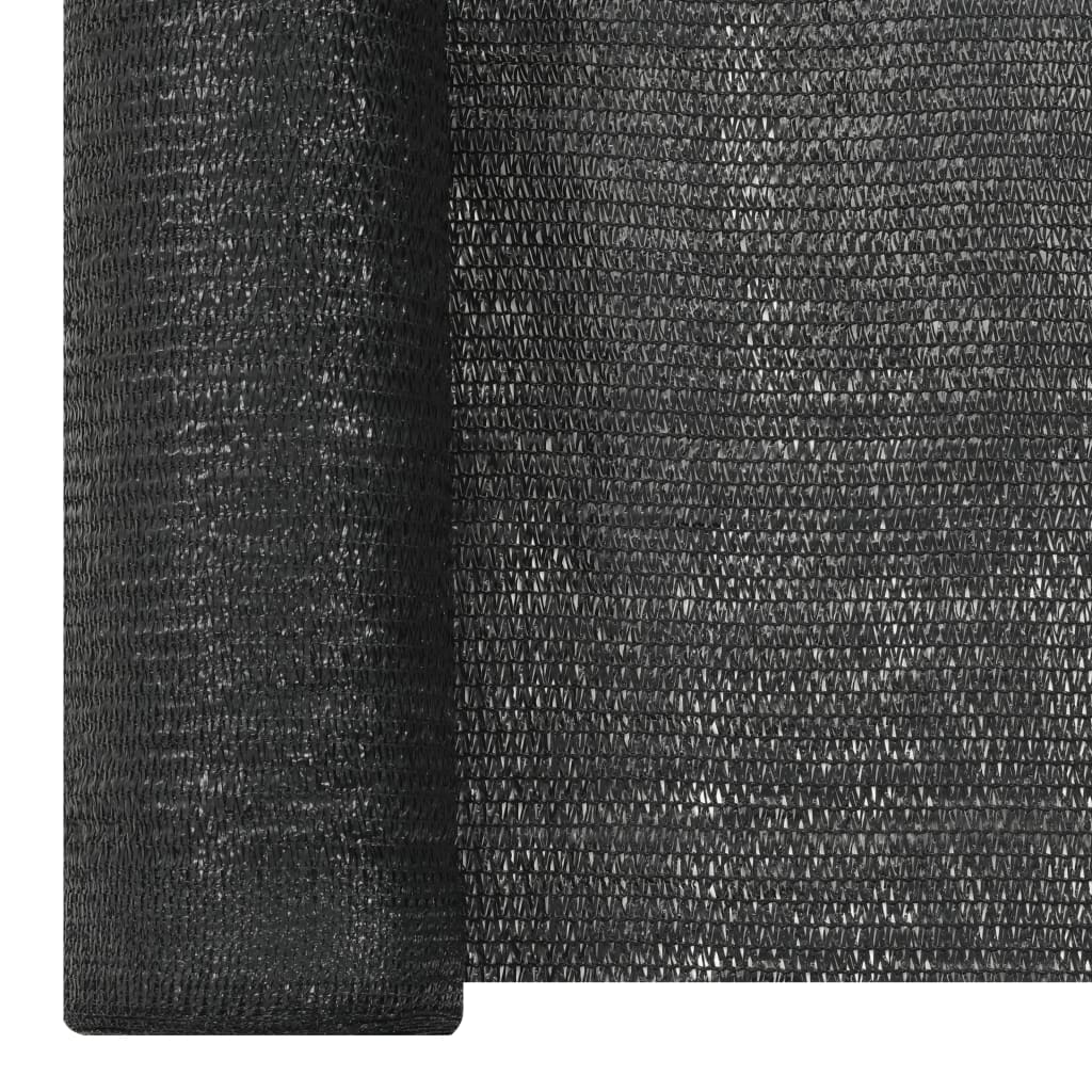 fekete HDPE belátásgátló háló 2 x 10 m 150 g/m²
