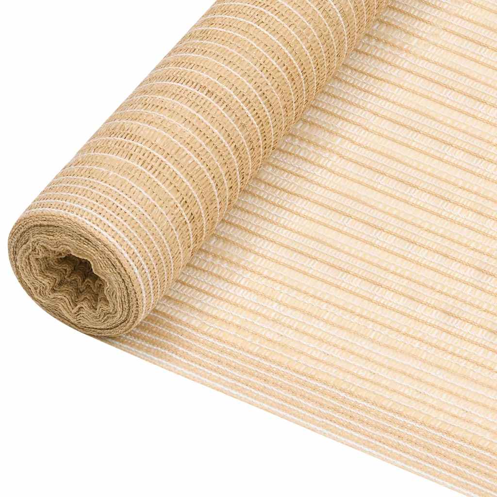 bézs HDPE belátásgátló háló 3,6 x 25 m 195 g/m²