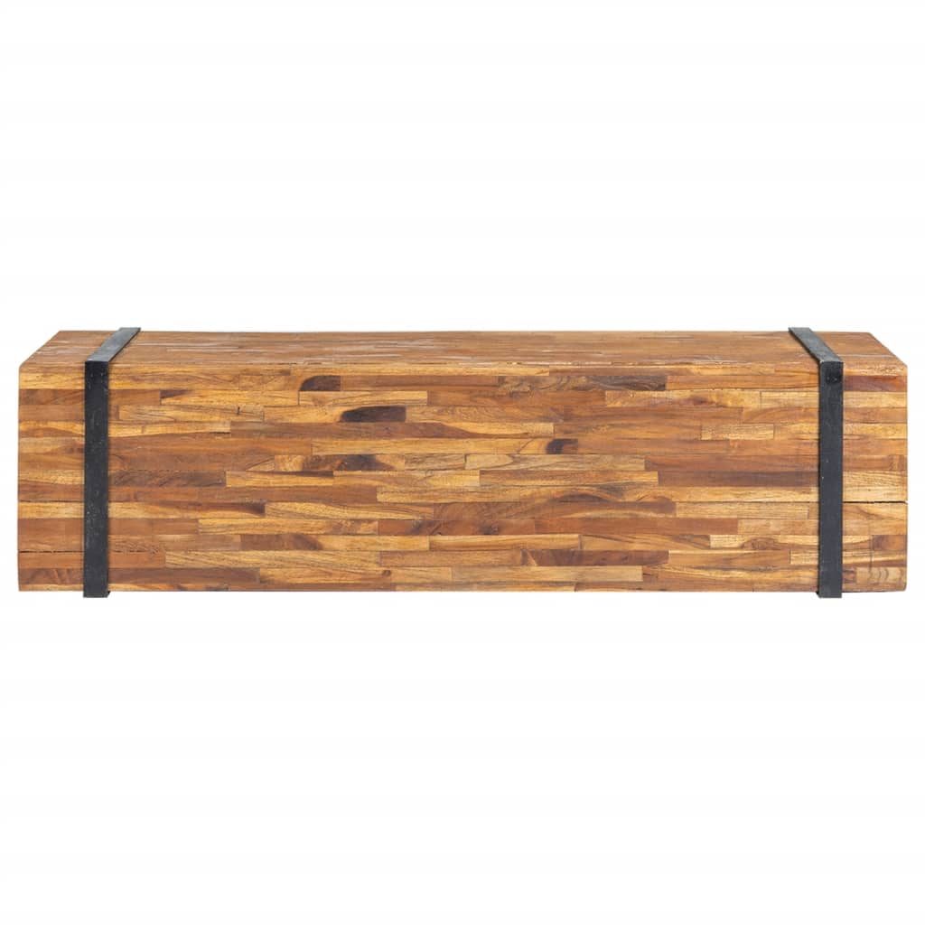 tömör tíkfa TV-állvány 110 x 30 x 32,5 cm