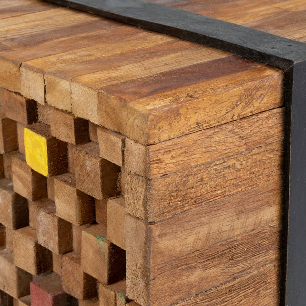 tömör tíkfa TV-állvány 110 x 30 x 32,5 cm
