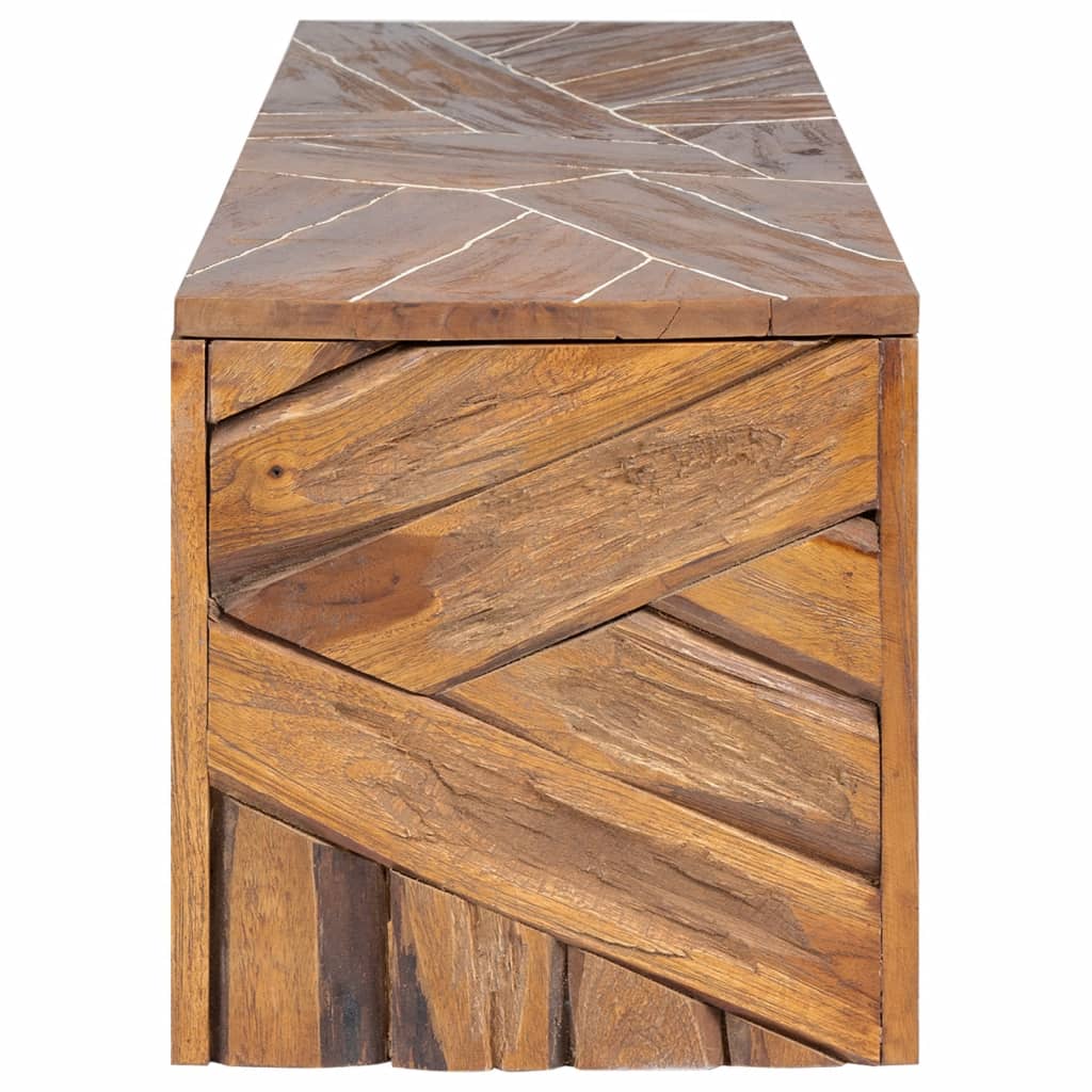 tömör tíkfa TV-állvány 110 x 60 x 38 cm