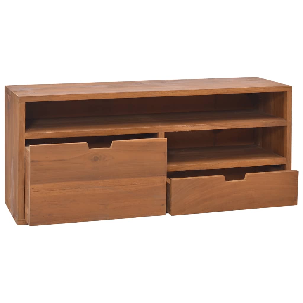 tömör tíkfa TV-szekrény 90 x 30 x 40 cm