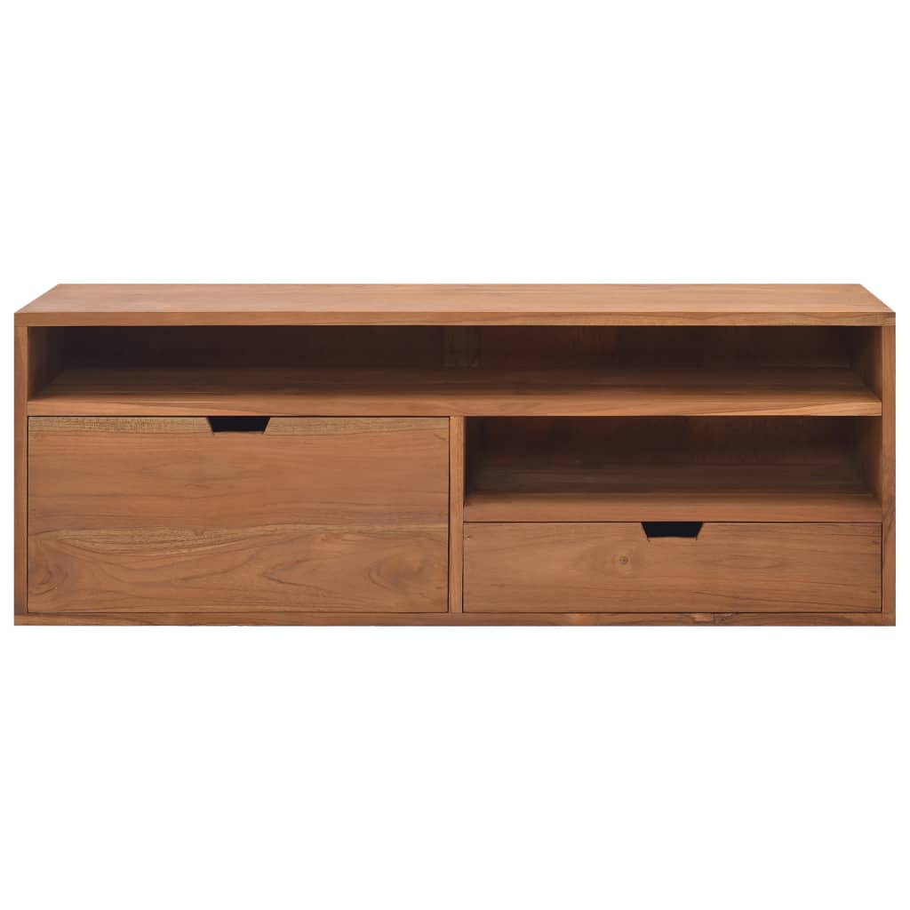tömör tíkfa TV-szekrény 110 x 30 x 40 cm