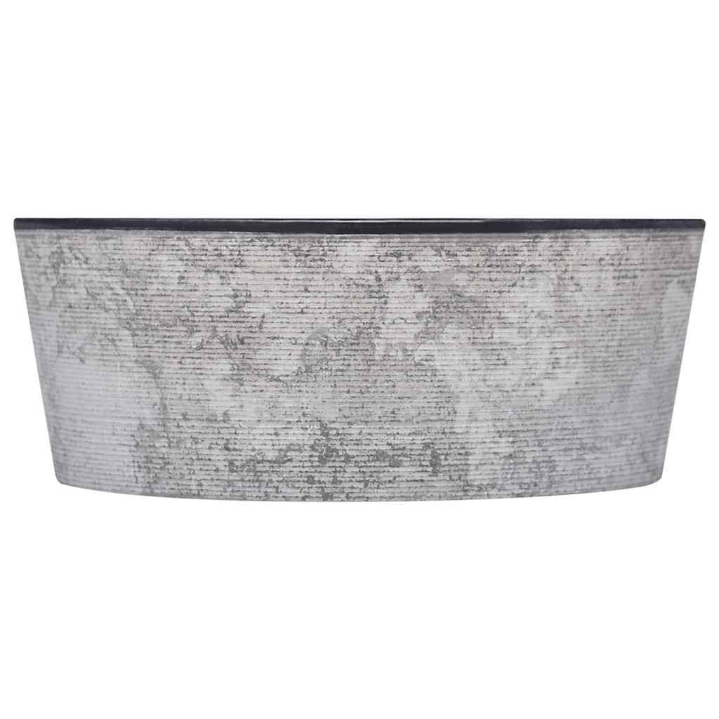 fekete márvány mosdókagyló Ø40 x 15 cm