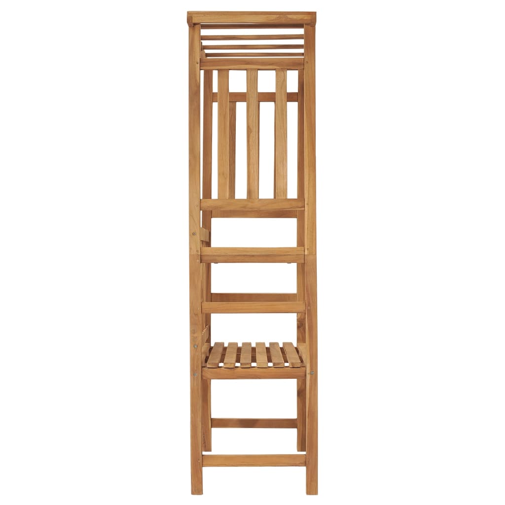 tömör tíkfa kerti pad pergolával 115 cm