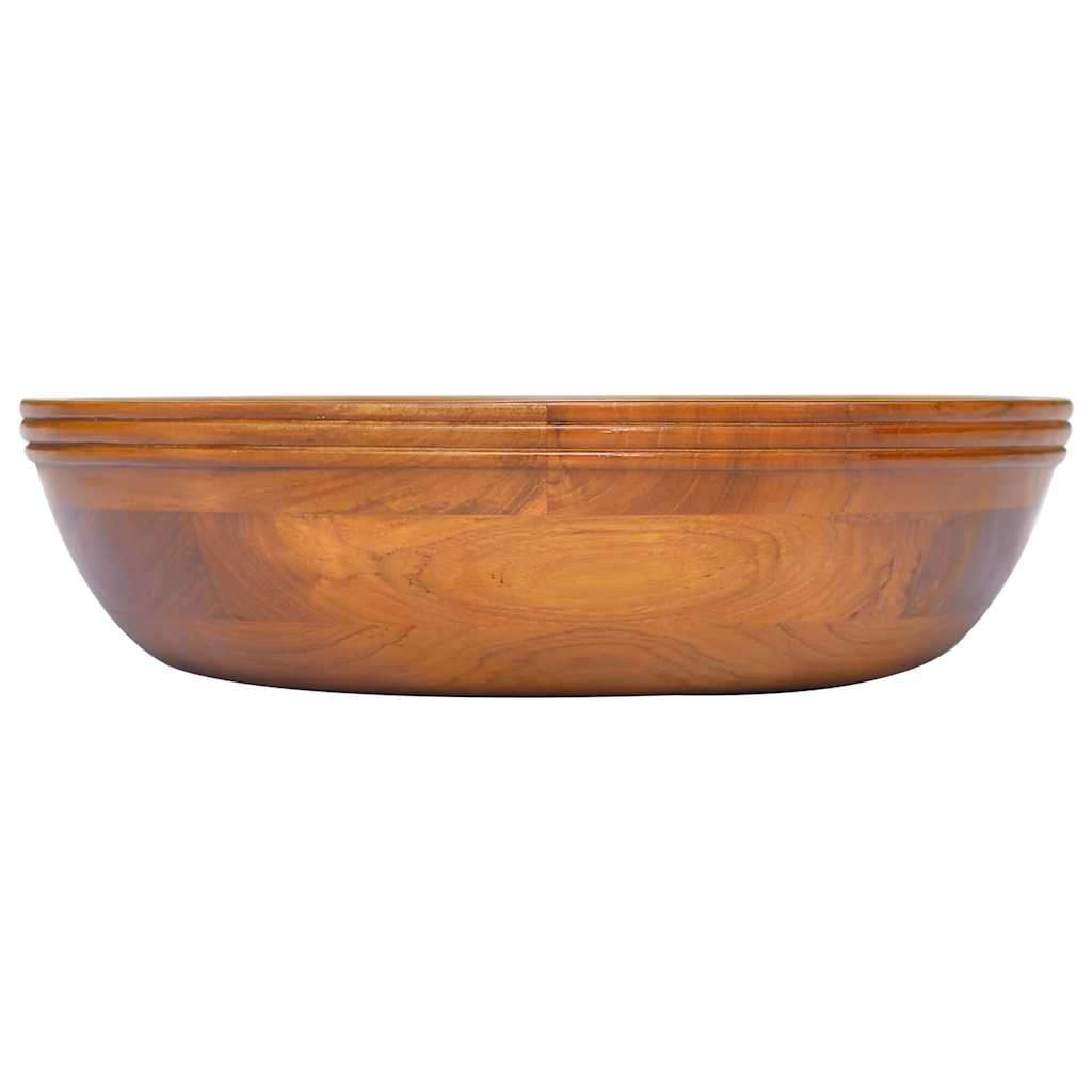 tömör tikfa mosdókagyló 40 x 10 cm