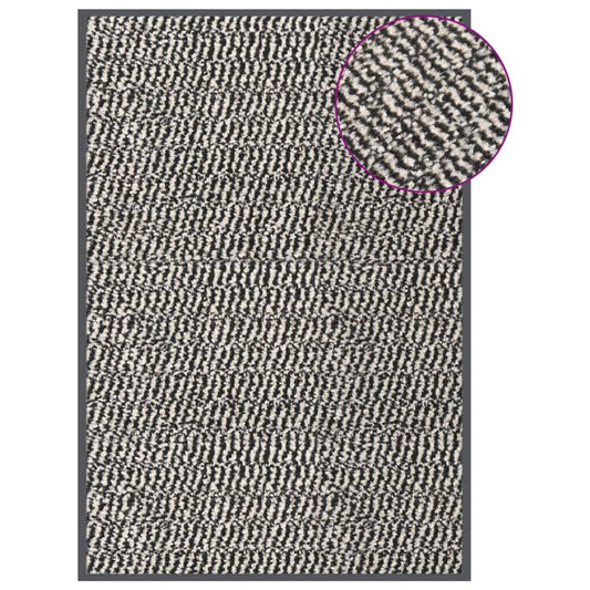 világosbarna tűzött lábtörlő 60 x 90 cm
