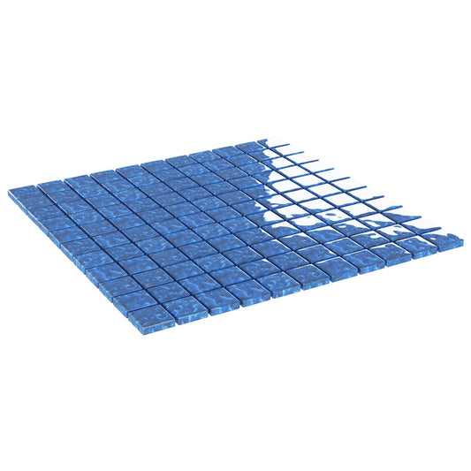 Mozaik csempe 11 pcs Kék 50 x 50 cm Üveg