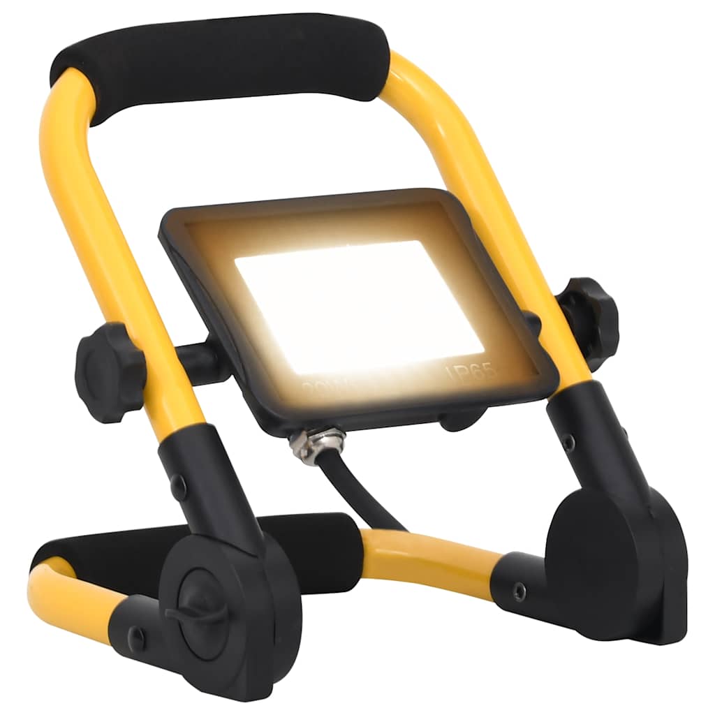 meleg fehér fényű fogantyúval ellátott LED-es reflektor 20 W