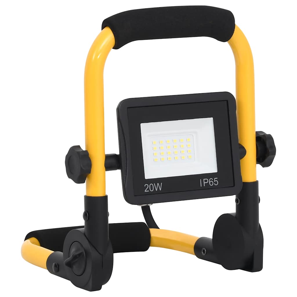meleg fehér fényű fogantyúval ellátott LED-es reflektor 20 W