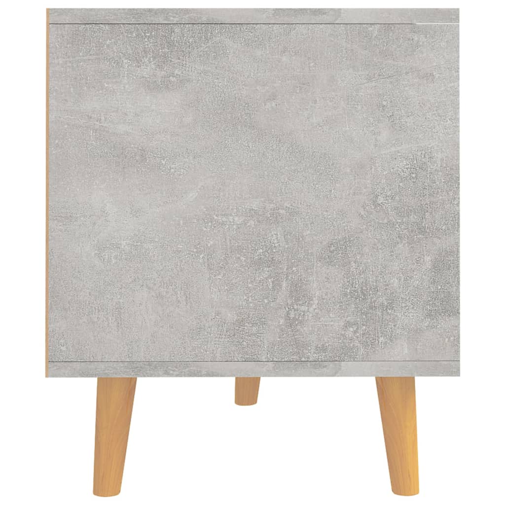 betonszürke szerelt fa TV-szekrény 90 x 40 x 48,5 cm