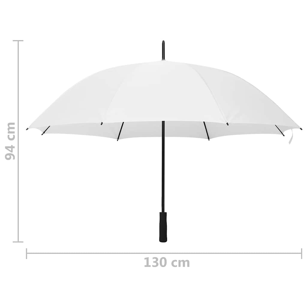 fehér esernyő 130 cm