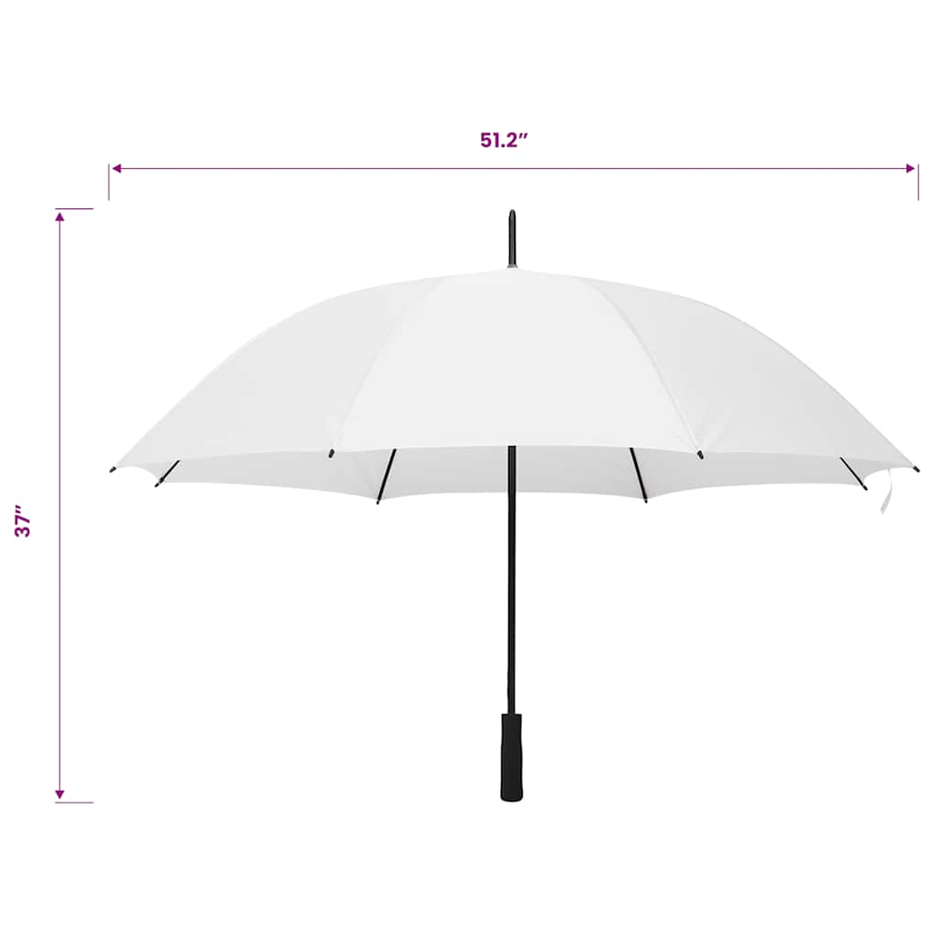 fehér esernyő 130 cm