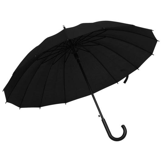 fekete automatikus esernyő 105 cm