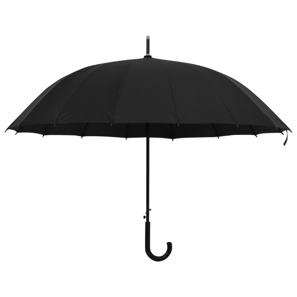 fekete automatikus esernyő 120 cm