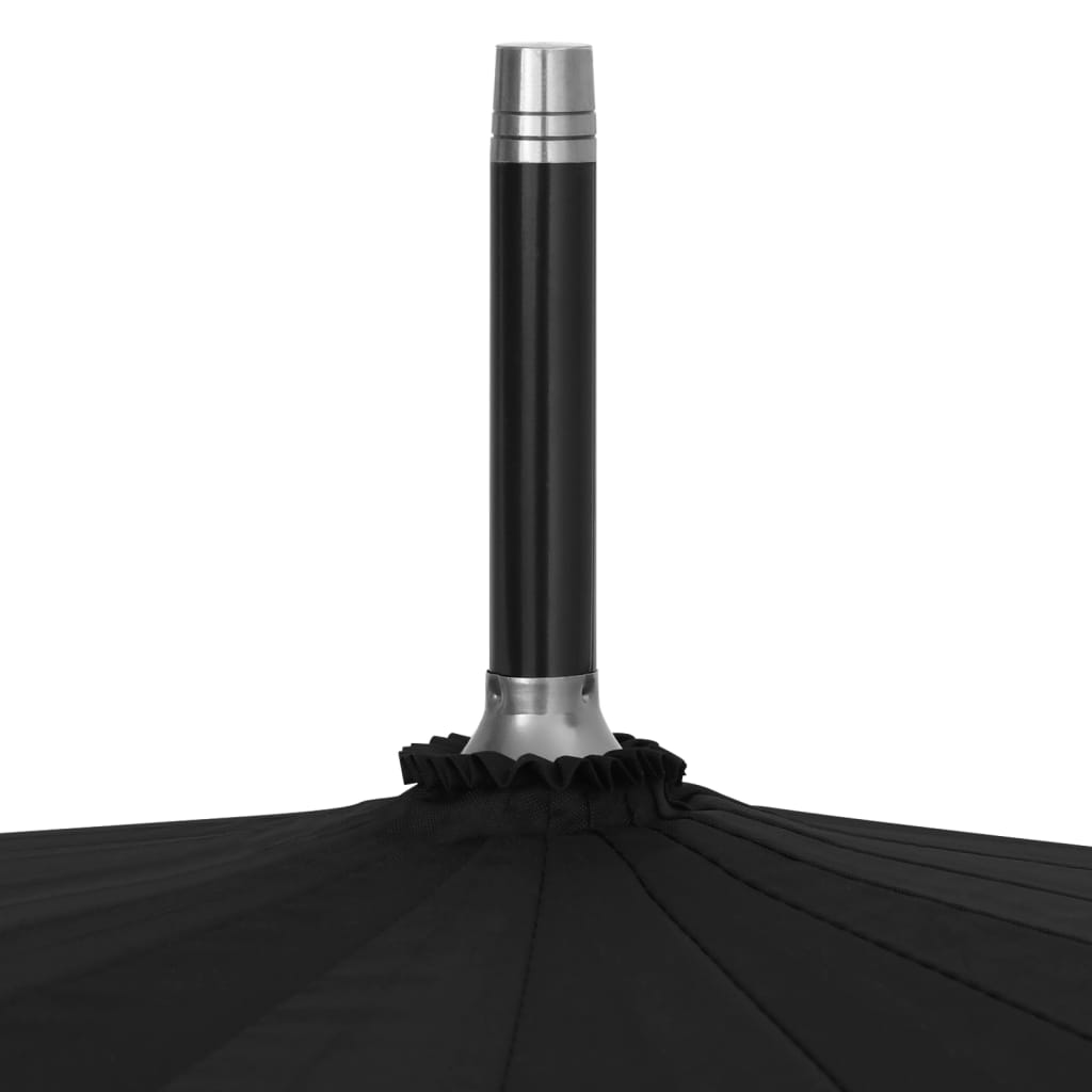 fekete automatikus esernyő 120 cm