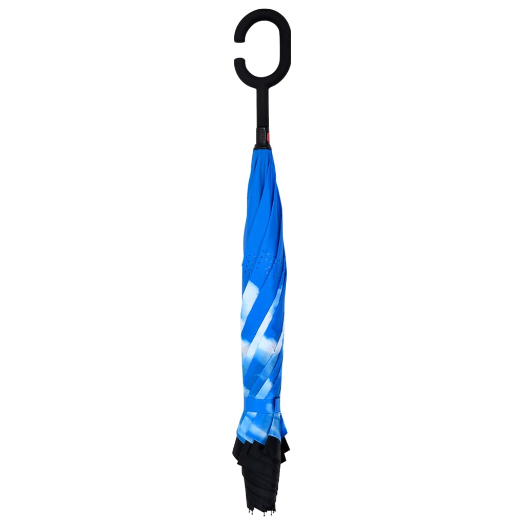 fekete C-markolatú esernyő 108 cm