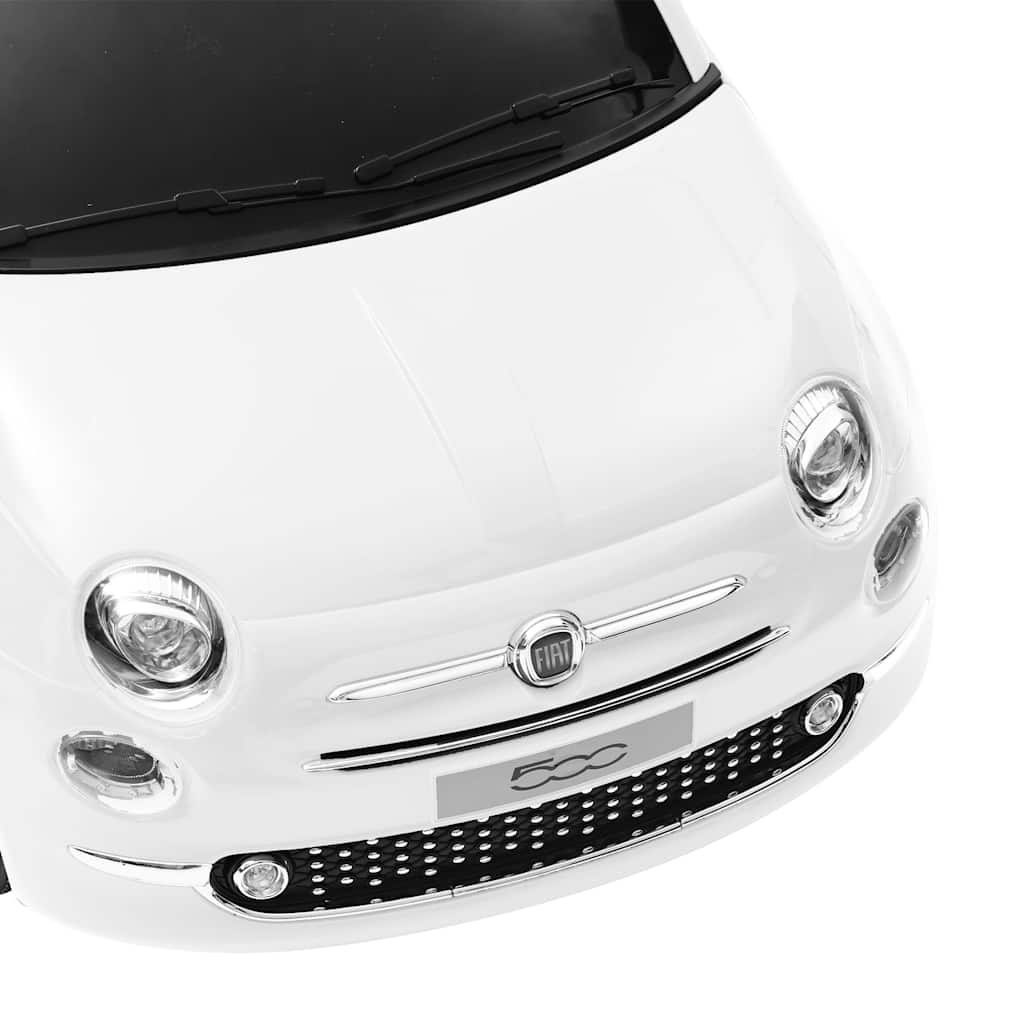 fehér elektromos gyerek autó Fiat 500