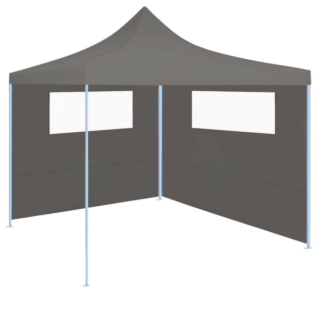 antracitszürke ablakos pavilonfal 6 x 2 m