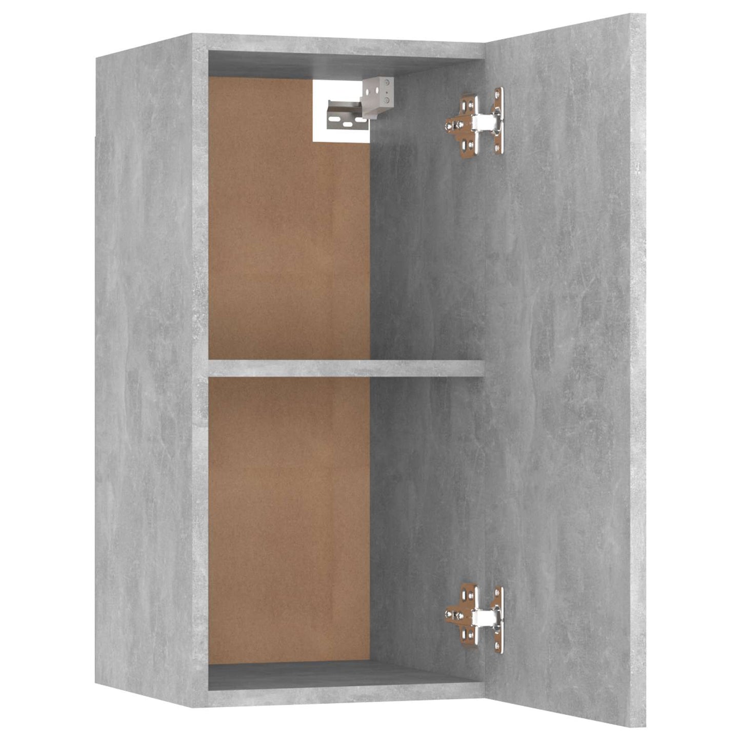 | Fali TV Szekrény | 2 pcs Beton Szürke 31 x 30 x 60 cm Faanyag