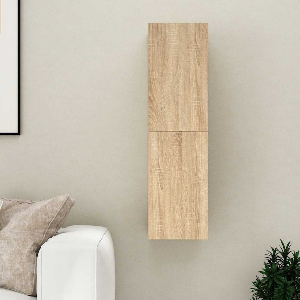 sonoma tölgy szerelt fa TV-szekrény 30,5 x 30 x 110 cm