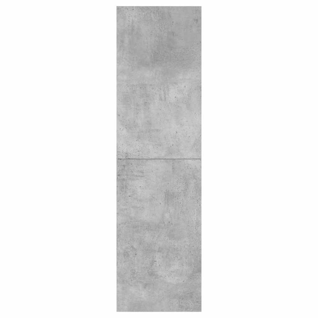betonszürke szerelt fa TV-szekrény 30,5 x 30 x 110 cm