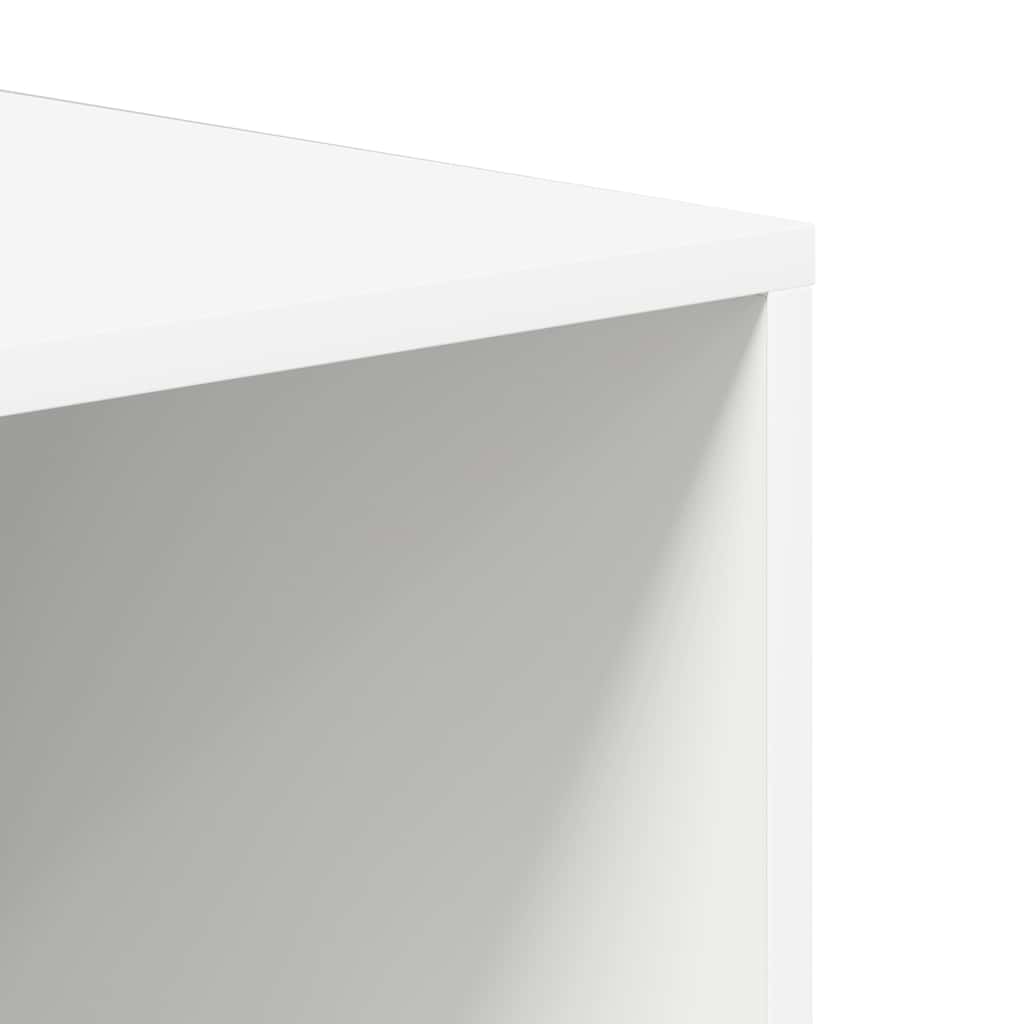 fehér szerelt fa cipőtároló pad 105 x 35 x 35 cm