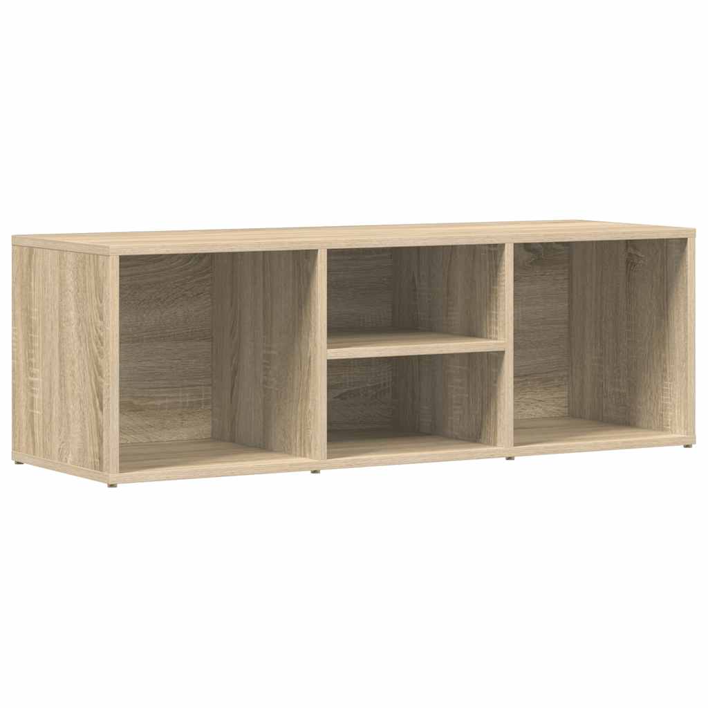 sonoma tölgy színű szerelt fa cipőtároló pad 105 x 35 x 35 cm