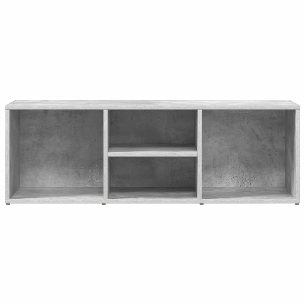 betonszürke szerelt fa cipőtároló pad 105 x 35 x 35 cm