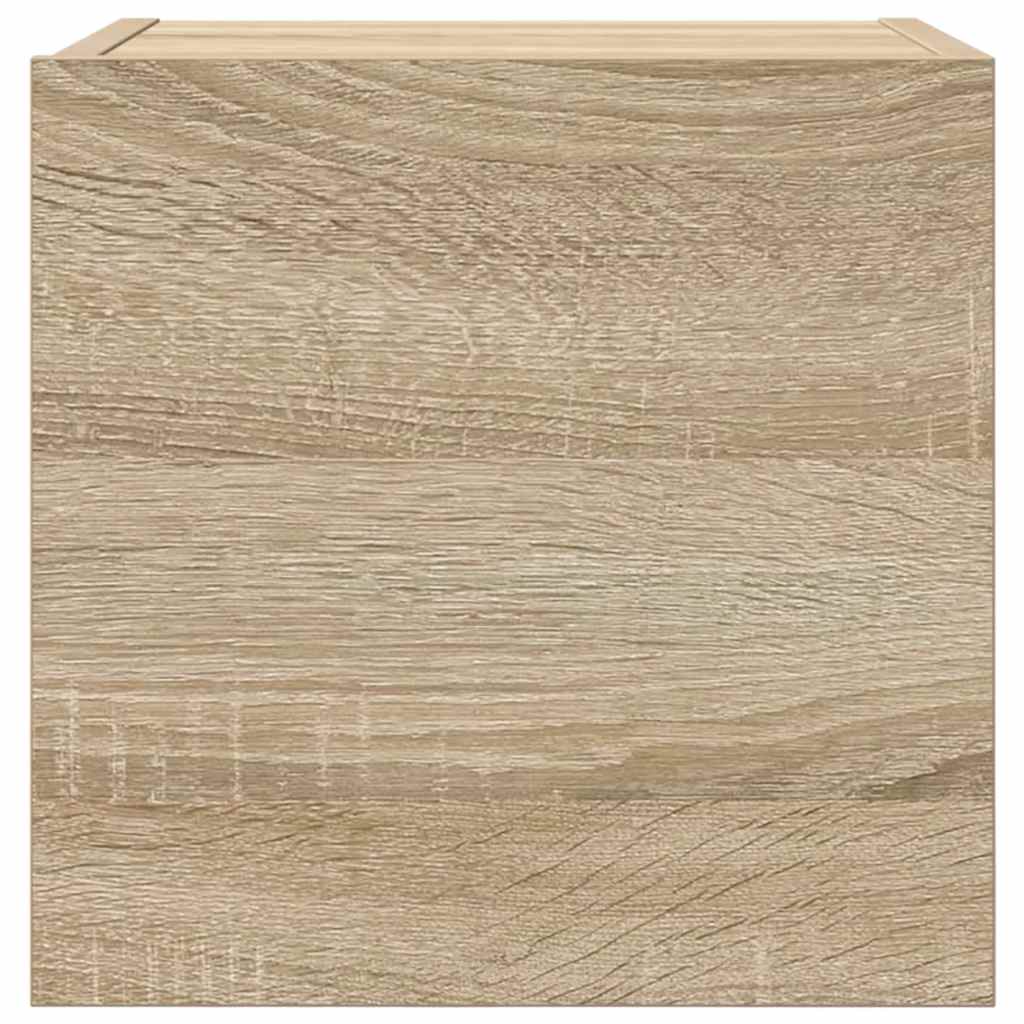 2 db sonoma tölgy falra szerelhető TV-szekrény 30,5x30x30 cm