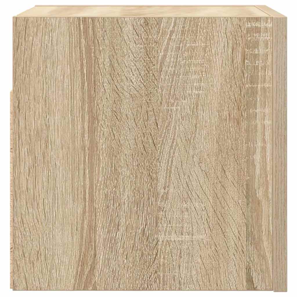 2 db sonoma tölgy falra szerelhető TV-szekrény 30,5x30x30 cm
