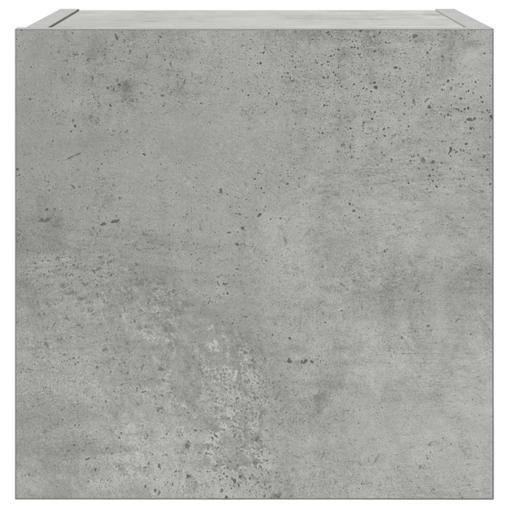 4 db betonszürke falra szerelhető TV-szekrény 30,5 x 30 x 30 cm