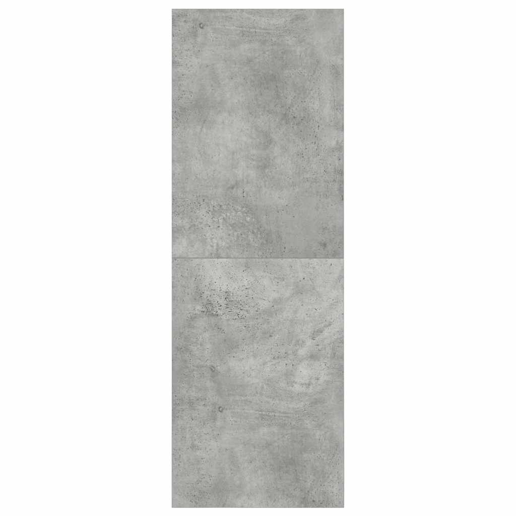 betonszürke szerelt fa falra szerelhető TV-szekrény 37x37x107cm