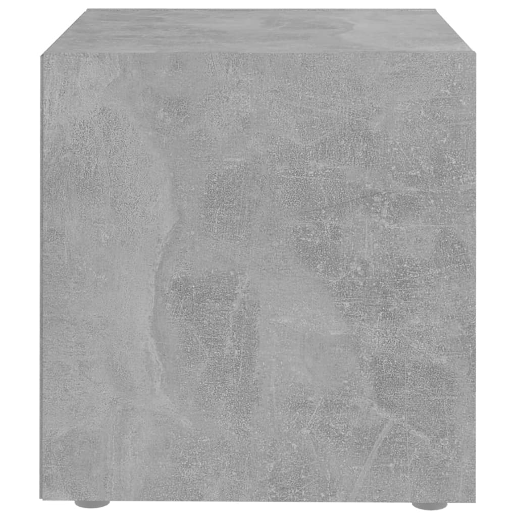 2 db betonszürke szerelt fa TV-szekrény 37 x 35 x 37 cm
