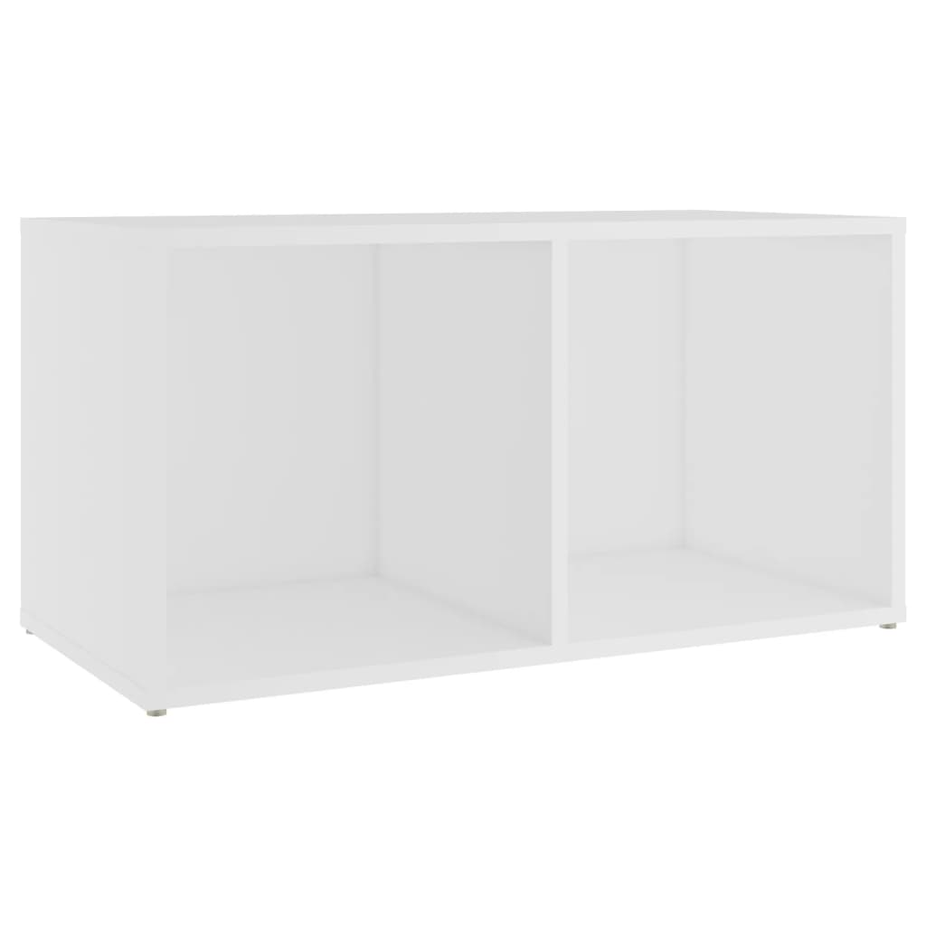 fehér szerelt fa TV-szekrény 72 x 35 x 36,5 cm