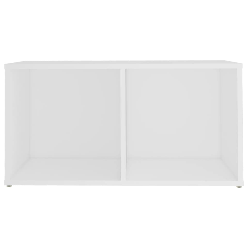 fehér szerelt fa TV-szekrény 72 x 35 x 36,5 cm
