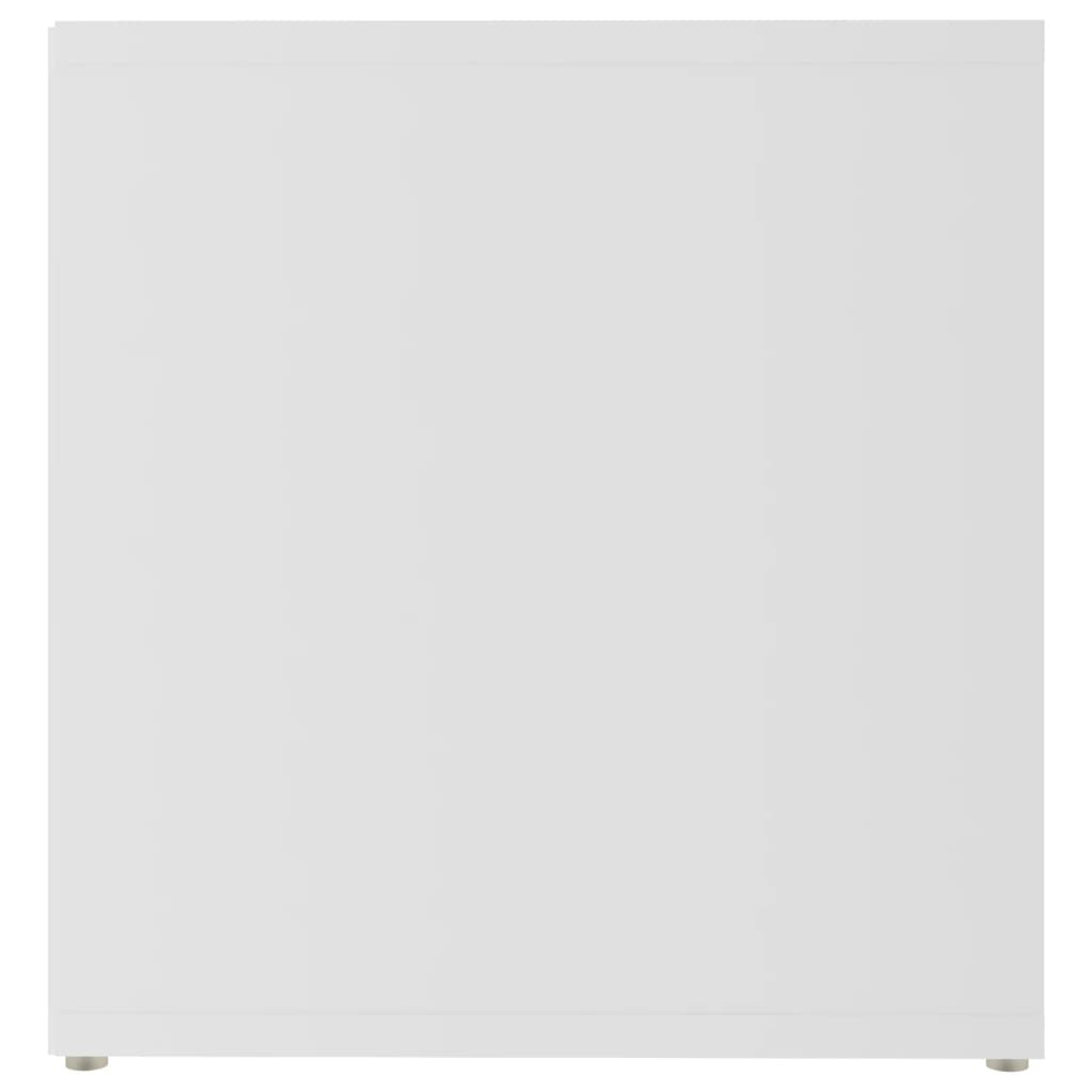 fehér szerelt fa TV-szekrény 72 x 35 x 36,5 cm