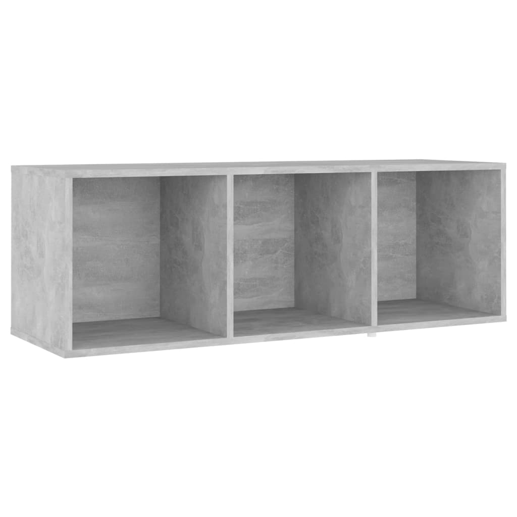 betonszürke szerelt fa TV-szekrény 107 x 35 x 37 cm