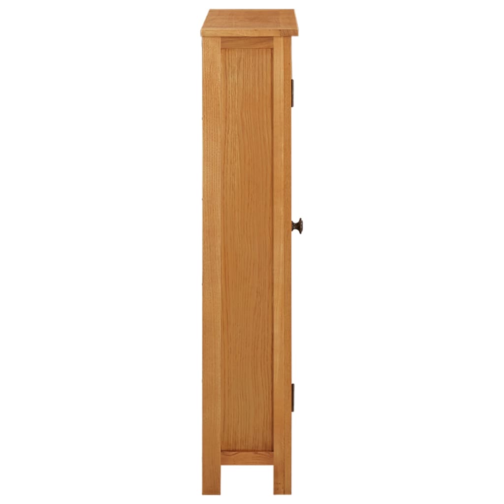 tömör tölgyfa tárolószekrény 50 x 22 x 110 cm
