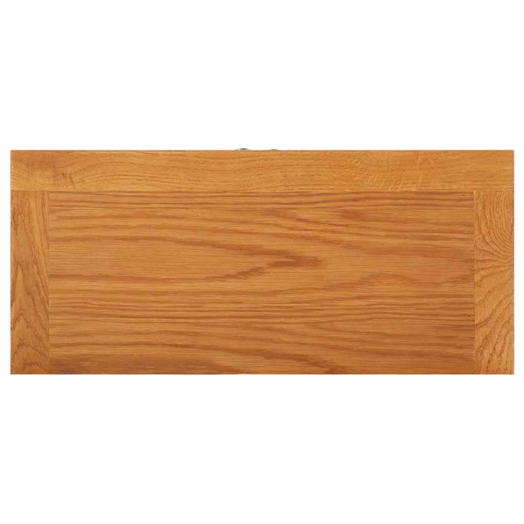tömör tölgyfa tárolószekrény 50 x 22 x 110 cm
