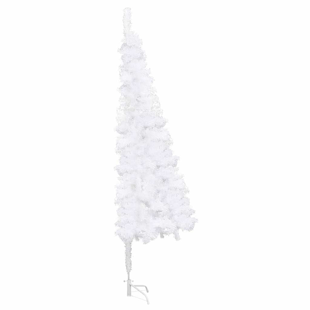 fehér PVC sarok műkarácsonyfa 240 cm